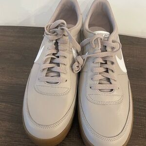 Nike Gray Sneakers with White Swoosh